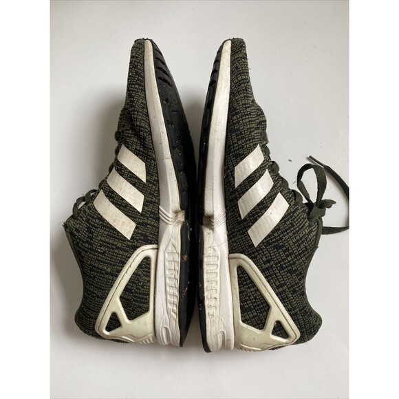 adidas ZX Flux Primeknit Men Green Black  2016 Sz 10 BB2165 - Picture 6 of 12